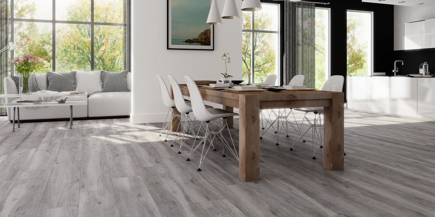 Wood Effect Floor Tiles Atelier Grey